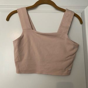 Alo Yoga Crop Bra Top in Light pink